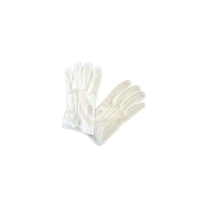 Gants blancs avec nervures