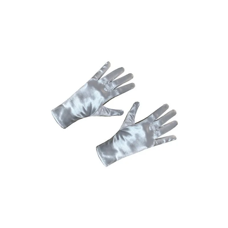 Paire de gants SATIN BLANC