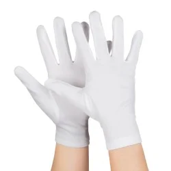 Gants blancs courts "Basic" Boland